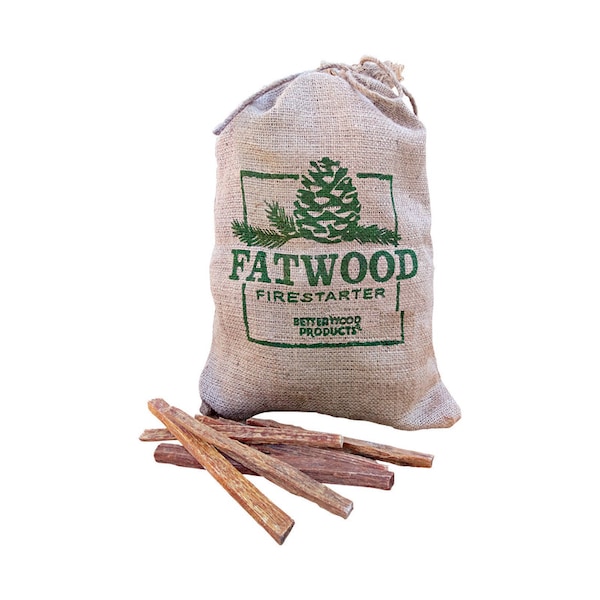 Better Wood Products Better Wood Products Fatwood Pine Resin Stick Fire Starter 15 min 4 lb 09940 - main